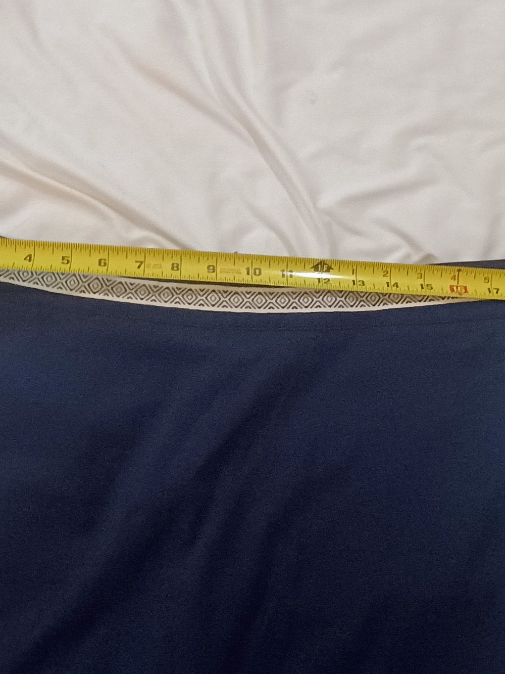 New Lady Hagen Brocade Trim Skort Navy Eclipse Active Wear Size 12 - Picture 7 of 8